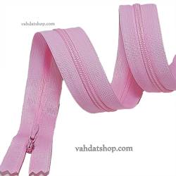 زیپ مخفی 50 سانت دنده 3 صورتی کد 513 بسته