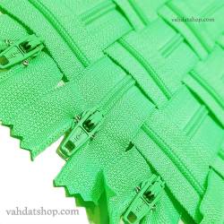 زیپ 20 سانت دنده 3 سبز کد 873 بسته ای