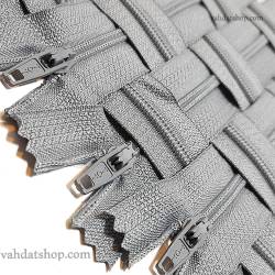 زیپ 20 سانت دنده 3 طوسی کد 307 بسته ای