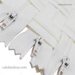 زیپ 20 سانت دنده 3 شیری کد 121