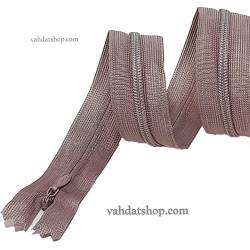 زیپ مخفی 50 سانت دنده 3 قهوه ای کد 327