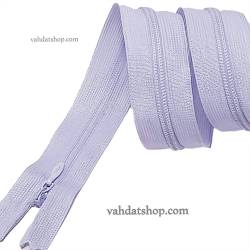 زیپ مخفی 50 سانت دنده 3 طوسی کد 347 بسته ای