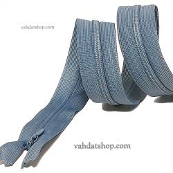 زیپ مخفی 50 سانت دنده 3 طوسی کد 210 بسته ای