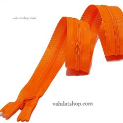 زیپ مخفی 50 سانت دنده 3 نارنجی کد 006