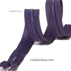 زیپ مخفی 50 سانت دنده 3 بادمجانی کد 867