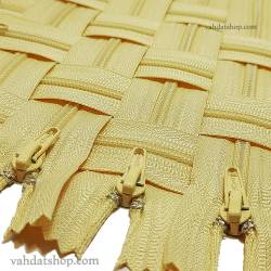 زیپ 20 سانت دنده 4 کرم کد 125