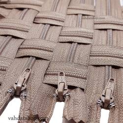 زیپ 20 سانت دنده 4 قهوه ای کد 894