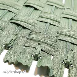 زیپ 20 سانت دنده 4 سبز کد 170