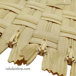 زیپ 20 سانت دنده 4 کرم کد 371