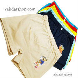 شورت پادار بچگانه پنبه 2XL