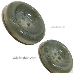 دکمه 2 سایز اسپورت چهارسوراخ سبز پسته ای