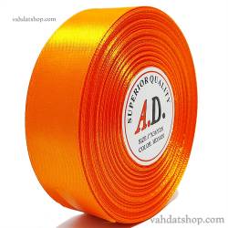 روبان ساتن 2.5 سانت نارنجی