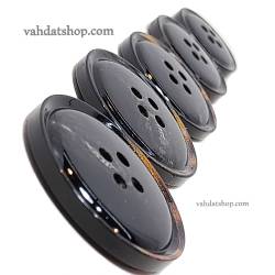 دکمه پالتویی 5 سایز مشکی