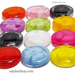 دکمه شومیزی طرح گل صدفی