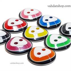 دکمه پیراهن  نوزادی طرح مثلثی