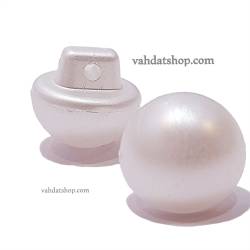 دکمه فندقی شومیزی مرواریدی سفید