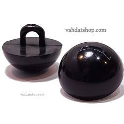 دکمه فندقی مشکی سایز 20