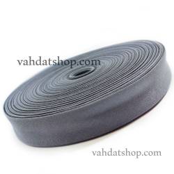 نوار اریب پارچه کتان  طوسی 068