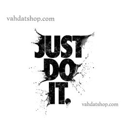 برچسب حرارتی JUST DO IT متوسط