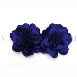 گل کوکب پارچه تزئینی آبی سیر