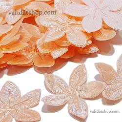 شکوفه پارچه ای ساتن گلبهی