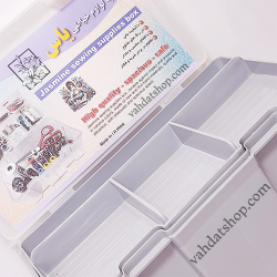 جعبه لوازم خیاطی یاس طوسی