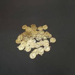 سکه آویز الیزابت کوچک طلایی 15 پرسی