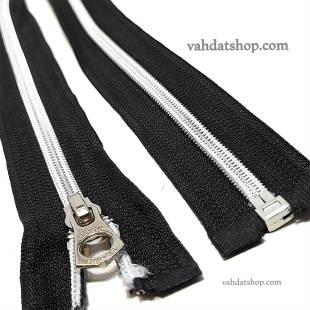 زیپ کاپشنی 70 دنده 5 نقره ایی