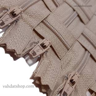 زیپ 20 سانت دنده 3 کرم کد 573