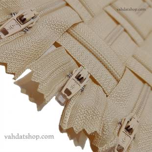 زیپ 20 سانت دنده 3 کرم کد 891