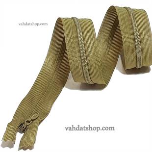 زیپ مخفی 50 سانت دنده 3 زیتونی کد 367