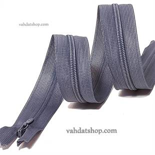 زیپ مخفی 50 سانت دنده 3 طوسی کد 155