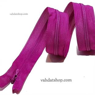 زیپ مخفی 50 سانت دنده 3 بنفش کد 299 بسته ای
