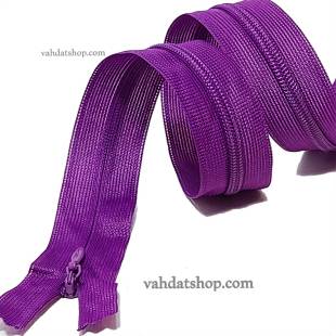 زیپ مخفی 50 سانت دنده 3 بنفش کد 526