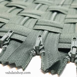 زیپ 20 سانت دنده 4 سبز کد 175 بسته ای