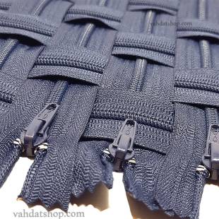 زیپ 20 سانت دنده 4 سرمه ای کد 919