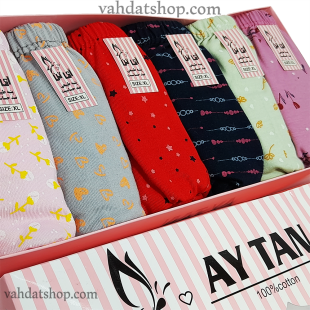 شورت زنانه آیتن طرح و رنگ جور XL