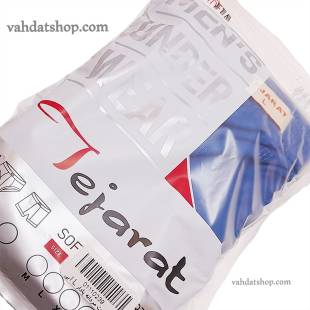 شورت مردانه پادار L آبی
