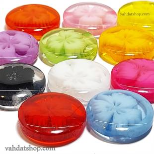 دکمه شومیزی طرح گل صدفی