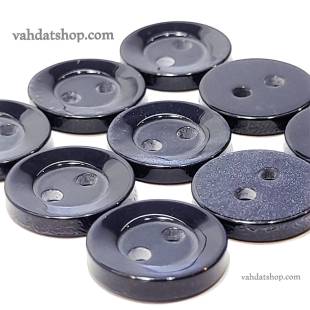 دکمه پیراهن مردانه صدفی سرمه ای