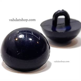 دکمه فندقی سرمه ای سایز 20