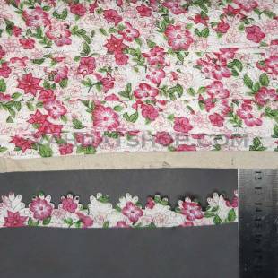 نوار گل تاجی کد 300 گلدار طرح 1