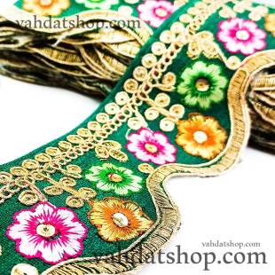 یراق طرح گل سبز