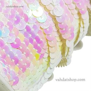 پولک نواری هفت رنگ