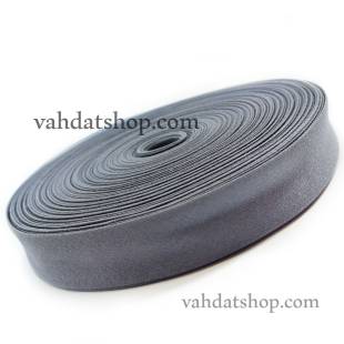 نوار اریب پارچه کتان  طوسی 068