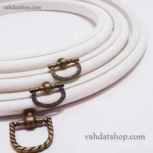 کارگاه ژله ای قاب گرد 3 سایز سفید