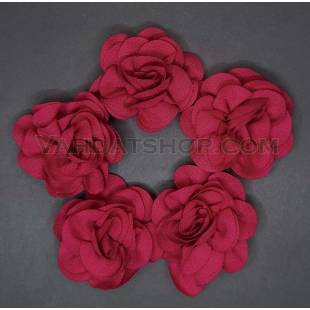گل رز پارچه ای متوسط سرخابی