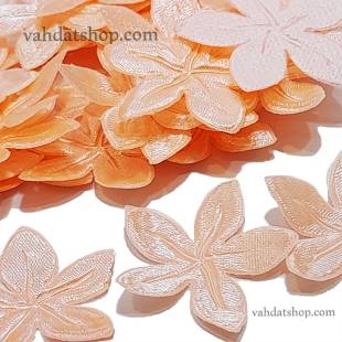 شکوفه پارچه ای ساتن گلبهی