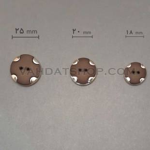 دکمه اسپرت طرح چرم ويژه 3 سايز