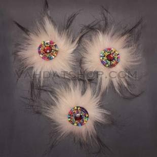 گل خزدار منجوق رنگی گلبهی